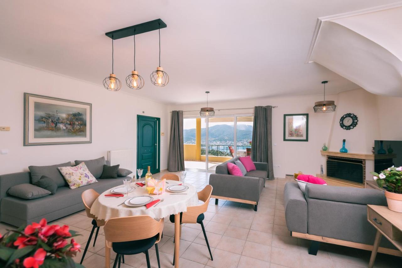 Georgia'S Holiday Apartment With Amazing Sea View Porto Rafti Bagian luar foto