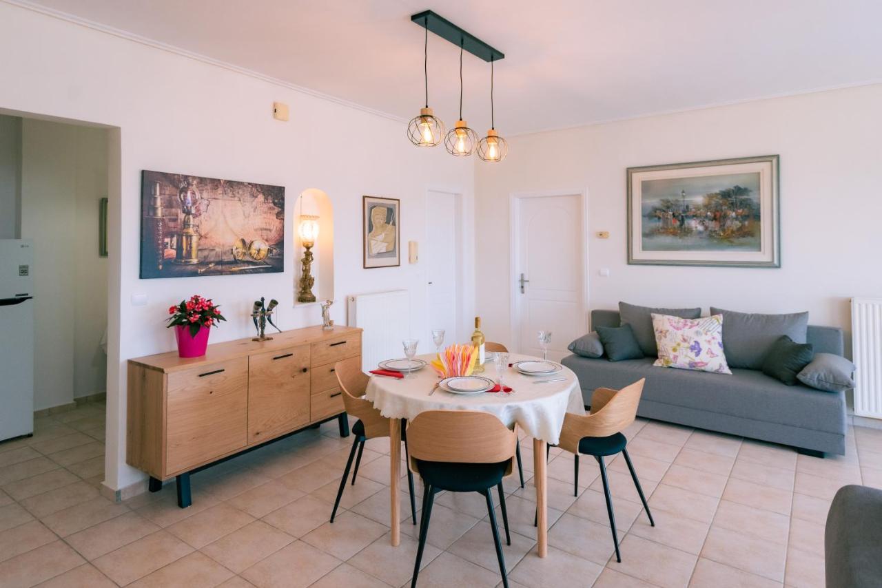 Georgia'S Holiday Apartment With Amazing Sea View Porto Rafti Bagian luar foto