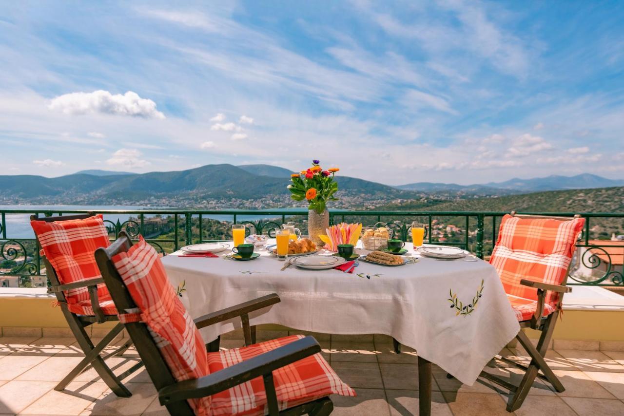 Georgia'S Holiday Apartment With Amazing Sea View Porto Rafti Bagian luar foto