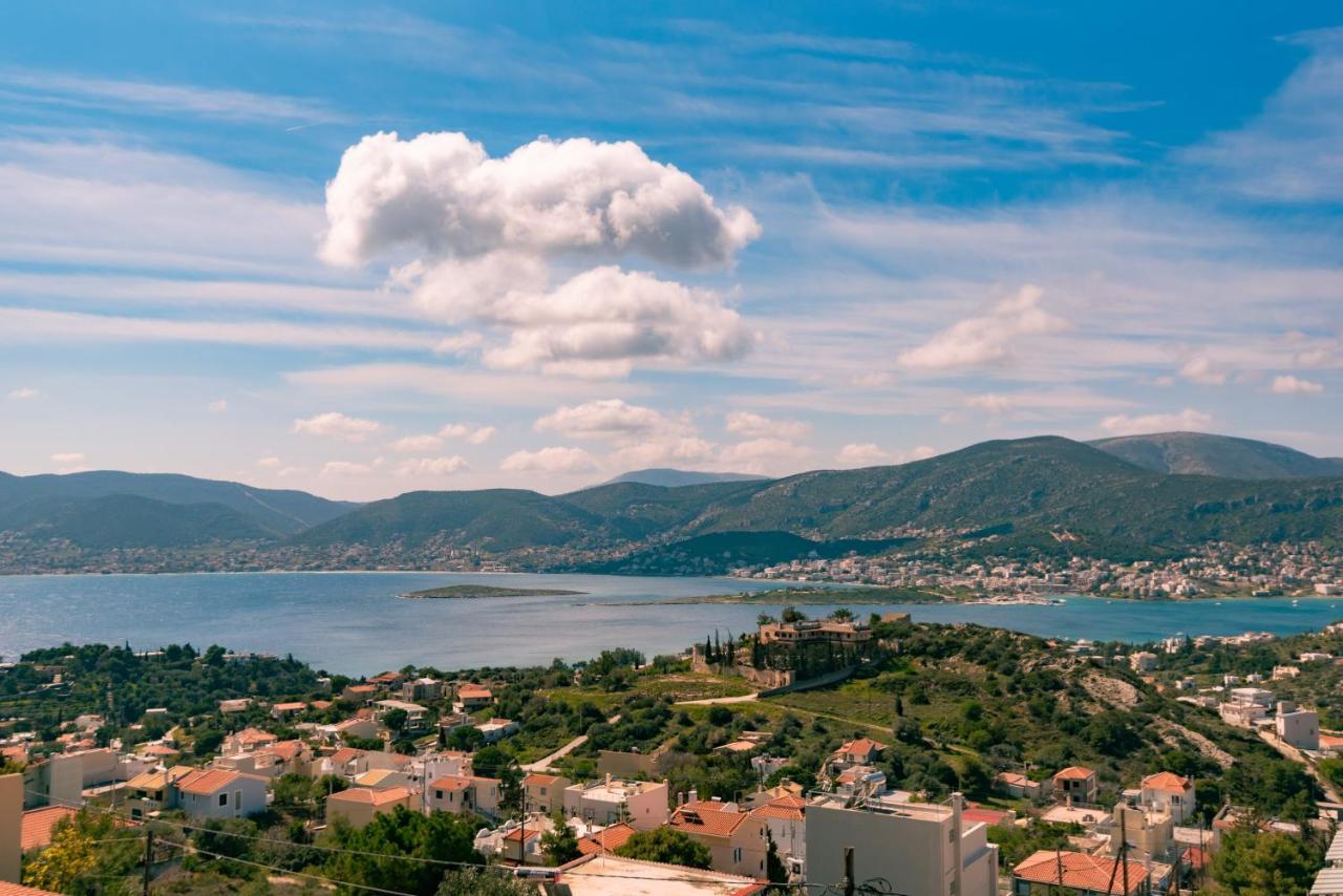 Georgia'S Holiday Apartment With Amazing Sea View Porto Rafti Bagian luar foto