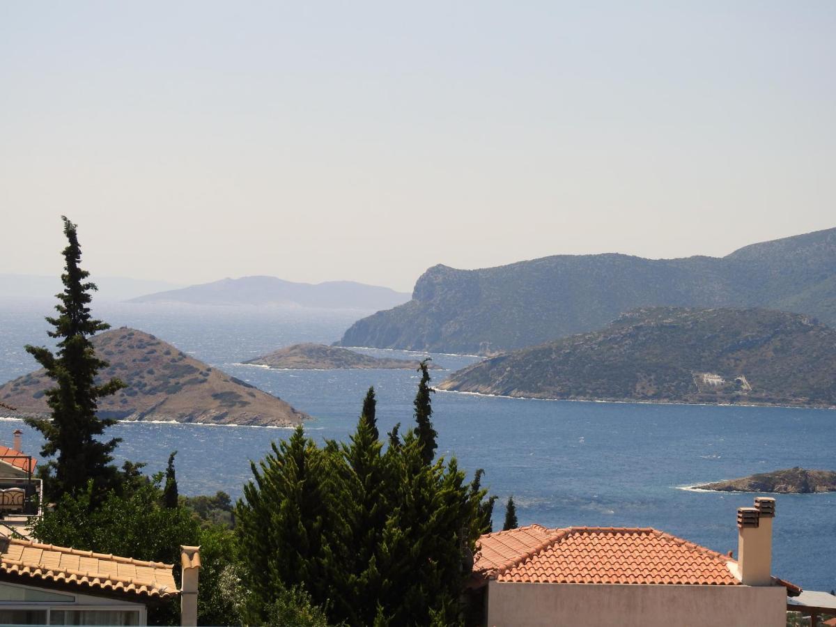 Georgia'S Holiday Apartment With Amazing Sea View Porto Rafti Bagian luar foto